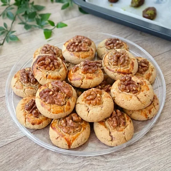 Cevizli Parça Çikolatalı Kurabiye