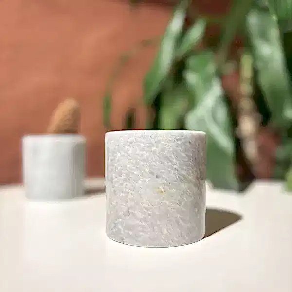 Gri Mermer Küçük Vazo