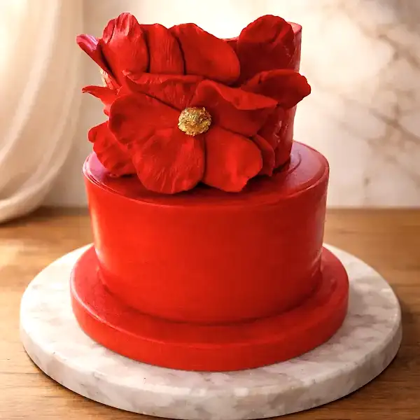 Kadife Kırmızı Çiçek