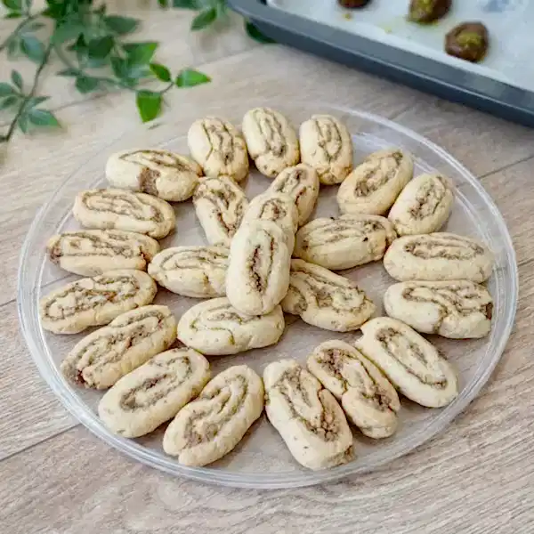 Tahinli Cevizli Sarma Un Kurabiyesi